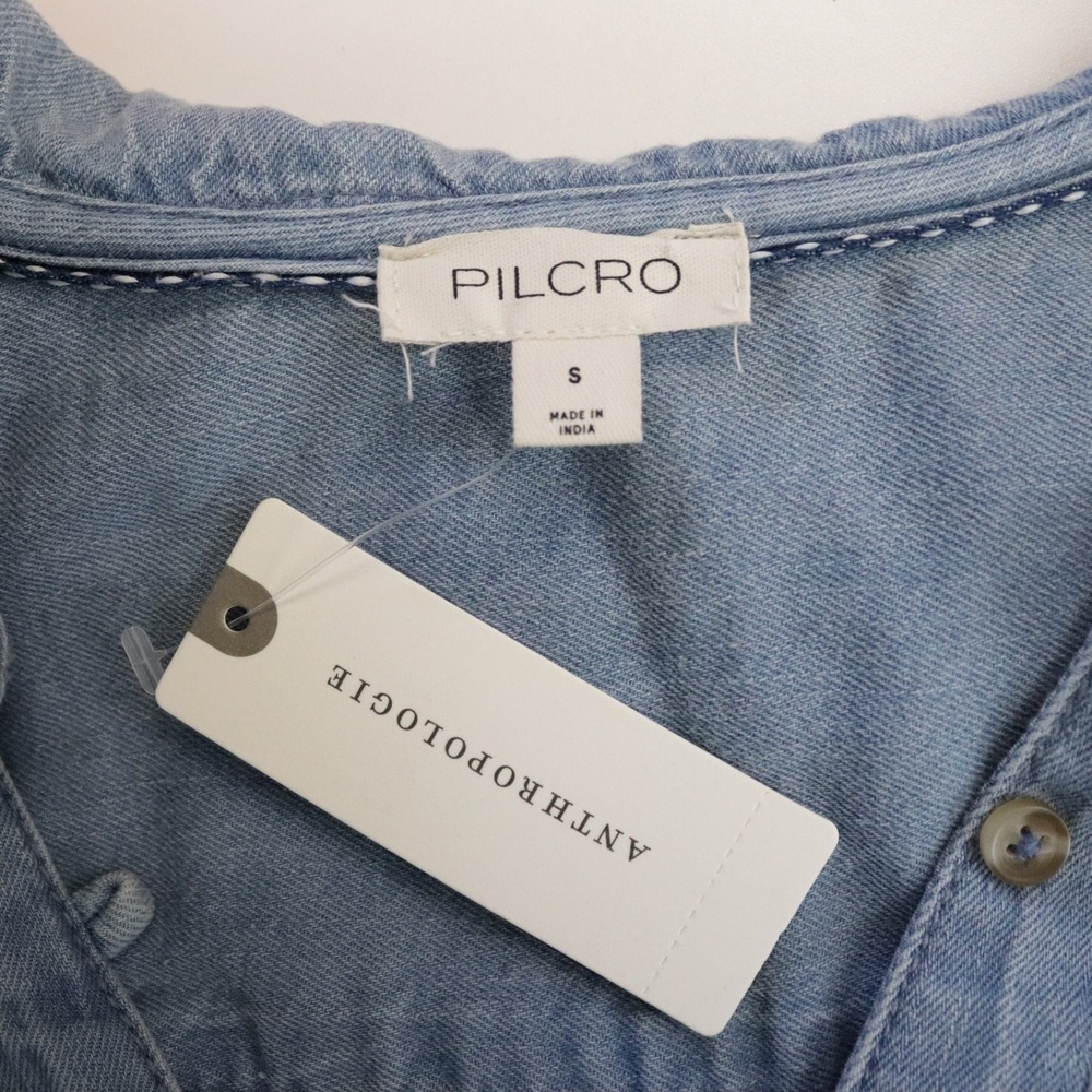 NWT Anthropologie Pilcro The Keira Denim Mini Dress Small - Picture 8 of 11